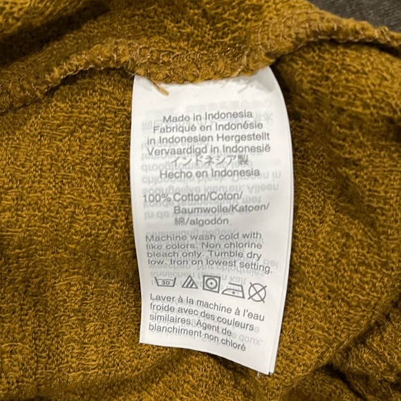 Madewell Texture and Thread Drawstring Top - Size Large - Picture 15 of 15